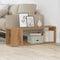 vidaXL - Tv-meubel - 100x24x32 - cm - bewerkt - hout - artisanaal - eikenkleur