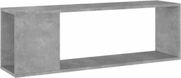 vidaXL - Tv-meubel - 100x24x32 - cm - bewerkt - hout - betongrijs