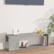 vidaXL - Tv-meubel - 100x24x32 - cm - bewerkt - hout - betongrijs