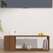 vidaXL - Tv-meubel - 100x24x32 - cm - bewerkt - hout - bruin - eikenkleur
