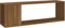 vidaXL - Tv-meubel - 100x24x32 - cm - bewerkt - hout - bruin - eikenkleur