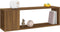 vidaXL - Tv-meubel - 100x24x32 - cm - bewerkt - hout - bruin - eikenkleur