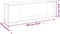 vidaXL - Tv-meubel - 100x24x32 - cm - bewerkt - hout - grijs - sonoma - eikenkleurig