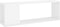 vidaXL - Tv-meubel - 100x24x32 - cm - bewerkt - hout - hoogglans - wit