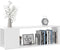 vidaXL - Tv-meubel - 100x24x32 - cm - bewerkt - hout - hoogglans - wit