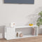vidaXL - Tv-meubel - 100x24x32 - cm - bewerkt - hout - hoogglans - wit