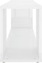 vidaXL - Tv-meubel - 100x24x32 - cm - bewerkt - hout - hoogglans - wit
