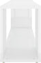 vidaXL - Tv-meubel - 100x24x32 - cm - bewerkt - hout - hoogglans - wit