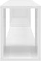 vidaXL - Tv-meubel - 100x24x32 - cm - bewerkt - hout - hoogglans - wit