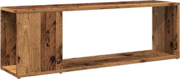 vidaXL - Tv-meubel - 100x24x32 - cm - bewerkt - hout - oud - houtkleurig