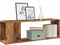 vidaXL - Tv-meubel - 100x24x32 - cm - bewerkt - hout - oud - houtkleurig