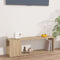 vidaXL - Tv-meubel - 100x24x32 - cm - bewerkt - hout - sonoma - eikenkleurig