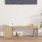 vidaXL - Tv-meubel - 100x24x32 - cm - bewerkt - hout - sonoma - eikenkleurig