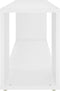 vidaXL - Tv-meubel - 100x24x32 - cm - bewerkt - hout - wit