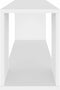 vidaXL - Tv-meubel - 100x24x32 - cm - bewerkt - hout - wit