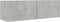 vidaXL - Tv-meubel - 100x30x30 - cm - bewerkt - hout - betongrijs