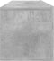 vidaXL - Tv-meubel - 100x30x30 - cm - bewerkt - hout - betongrijs