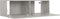 vidaXL - Tv-meubel - 100x30x30 - cm - bewerkt - hout - betongrijs