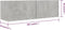 vidaXL - Tv-meubel - 100x30x30 - cm - bewerkt - hout - betongrijs