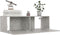 vidaXL - Tv-meubel - 100x30x30 - cm - bewerkt - hout - betongrijs
