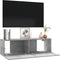 vidaXL - Tv-meubel - 100x30x30 - cm - bewerkt - hout - betongrijs