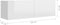 vidaXL - Tv-meubel - 100x30x30 - cm - bewerkt - hout - hoogglans - wit