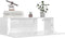 vidaXL - Tv-meubel - 100x30x30 - cm - bewerkt - hout - hoogglans - wit