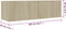 vidaXL - Tv-meubel - 100x30x30 - cm - bewerkt - hout - sonoma - eikenkleurig
