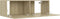 vidaXL - Tv-meubel - 100x30x30 - cm - bewerkt - hout - sonoma - eikenkleurig