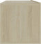 vidaXL - Tv-meubel - 100x30x30 - cm - bewerkt - hout - sonoma - eikenkleurig