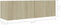 vidaXL - Tv-meubel - 100x30x30 - cm - bewerkt - hout - sonoma - eikenkleurig