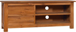 vidaXL - Tv-meubel - 100x30x40 - cm - massief - teakhout