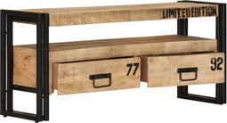 vidaXL - Tv-meubel - 100x30x45 - cm - massief - mangohout
