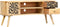 vidaXL - Tv-meubel - 100x30x45 - cm - massief - mangohout