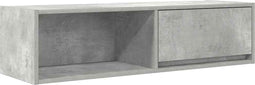 vidaXL - Tv-meubel - 100x31x25,5 - cm - bewerkt - hout - betongrijs