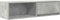 vidaXL - Tv-meubel - 100x31x25,5 - cm - bewerkt - hout - betongrijs