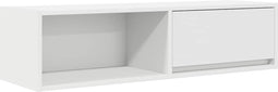vidaXL - Tv-meubel - 100x31x25,5 - cm - bewerkt - hout - wit