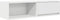 vidaXL - Tv-meubel - 100x31x25,5 - cm - bewerkt - hout - wit