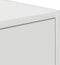 vidaXL - Tv-meubel - 100x31x25,5 - cm - bewerkt - hout - wit
