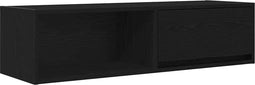 vidaXL - TV-meubel - 100x31x25,5 - cm - spaanplaat - zwart - eikenkleurig