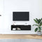 vidaXL - TV-meubel - 100x31x25,5 - cm - spaanplaat - zwart - eikenkleurig