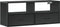 vidaXL - Tv-meubel - 100x31x39,5 - cm - bewerkt - hout - en - metaal - zwart