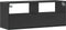 vidaXL - Tv-meubel - 100x31x39,5 - cm - bewerkt - hout - en - metaal - zwart