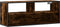 vidaXL - Tv-meubel - 100x31x39,5 - cm - bewerkt - hout - metaal - gerookt - eikenkleur