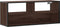vidaXL - Tv-meubel - 100x31x39,5 - cm - bewerkt - hout - metaal - bruin - eikenkleurig