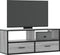 vidaXL - Tv-meubel - 100x31x39,5 - cm - bewerkt - hout - metaal - grijs - sonoma - eiken