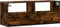 vidaXL - Tv-meubel - 100x31x39,5 - cm - bewerkt - hout - metaal - gerookt - eikenkleur