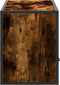 vidaXL - Tv-meubel - 100x31x39,5 - cm - bewerkt - hout - metaal - gerookt - eikenkleur