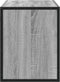 vidaXL - Tv-meubel - 100x31x39,5 - cm - bewerkt - hout - metaal - grijs - sonoma - eiken