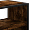 vidaXL - Tv-meubel - 100x31x39,5 - cm - bewerkt - hout - metaal - gerookt - eikenkleur